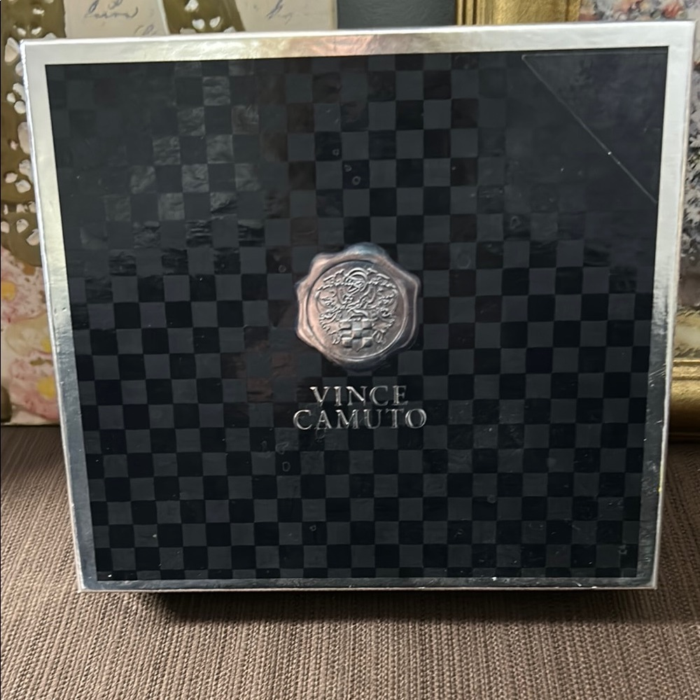 Vince Camuto Black and Silver Box